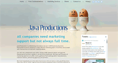 Desktop Screenshot of javaproductions.co.uk